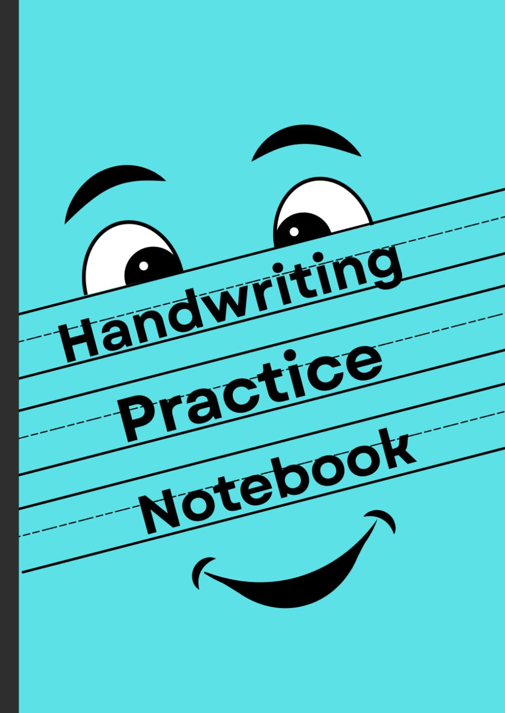 ler totalmente Handwriting Practice Notebook – 200 Numbered Pages of Dotted Lined Paper for Kids, Students, and Anyone Learning to Write Letters | Sky Blue Color