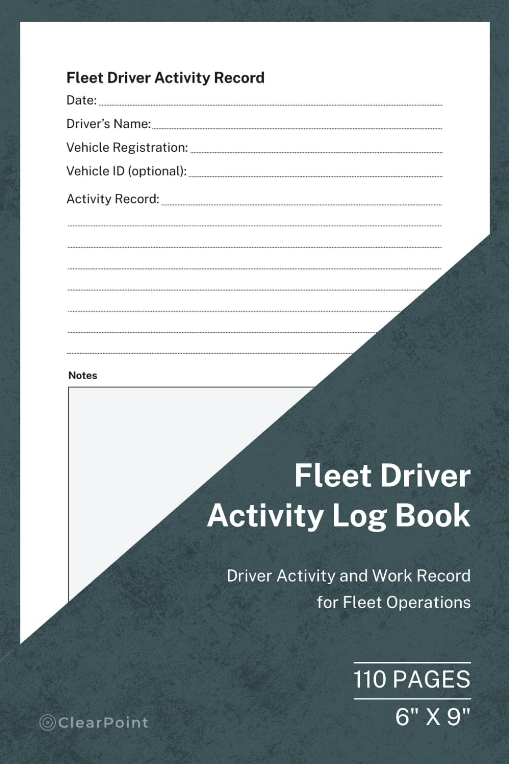 ler totalmente Fleet Driver Activity Log Book: Driver Activity and Work Record for Fleet Operations | 110 Pages | 6 × 9 Format: Fleet Driver and Work Tracking Activity
