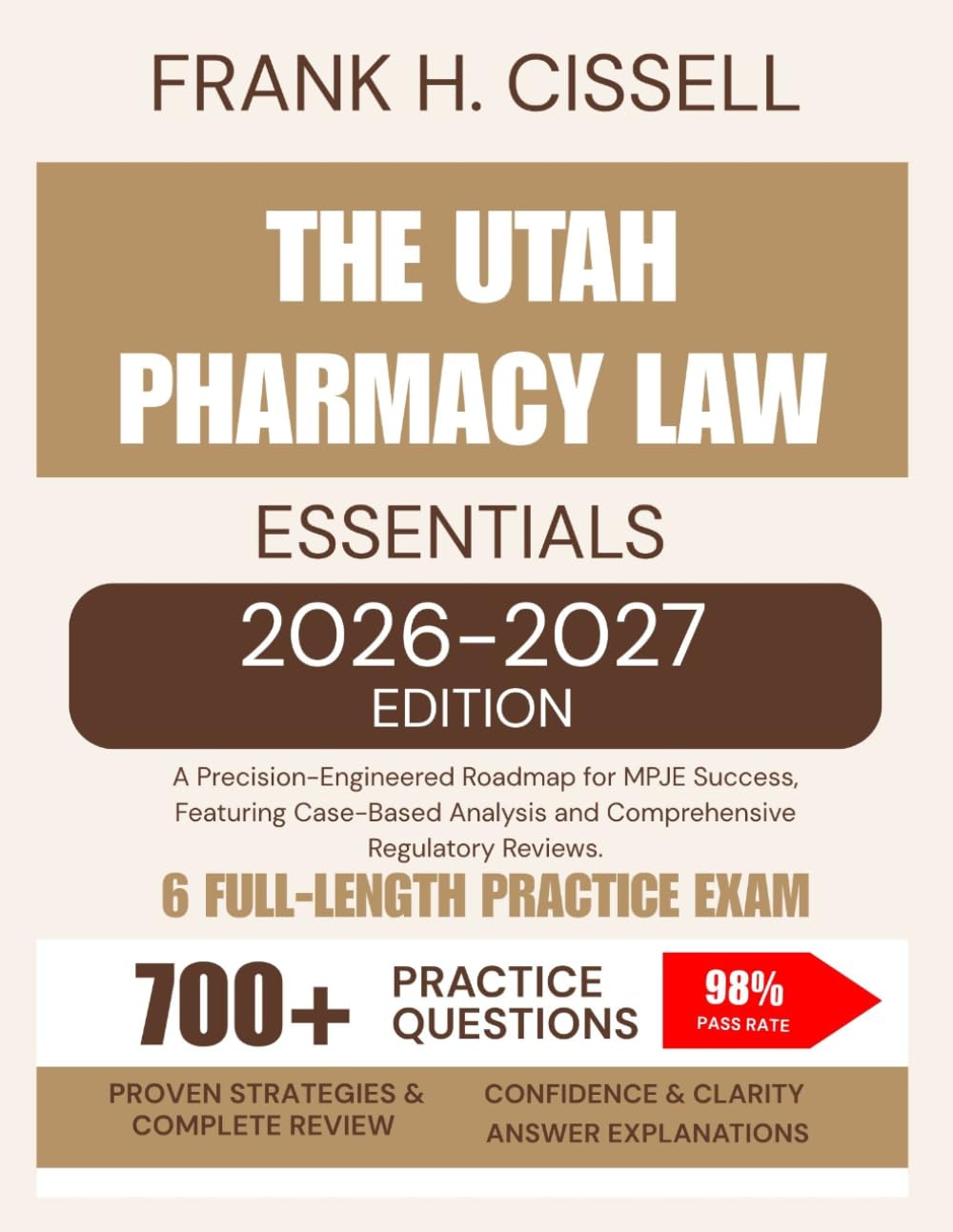 ler totalmente The Utah Pharmacy Law Essentials 2026-2027 Edition: A Precision-Engineered Roadmap for MPJE Success, Featuring Case-Based Analysis and Comprehensive Regulatory Reviews.