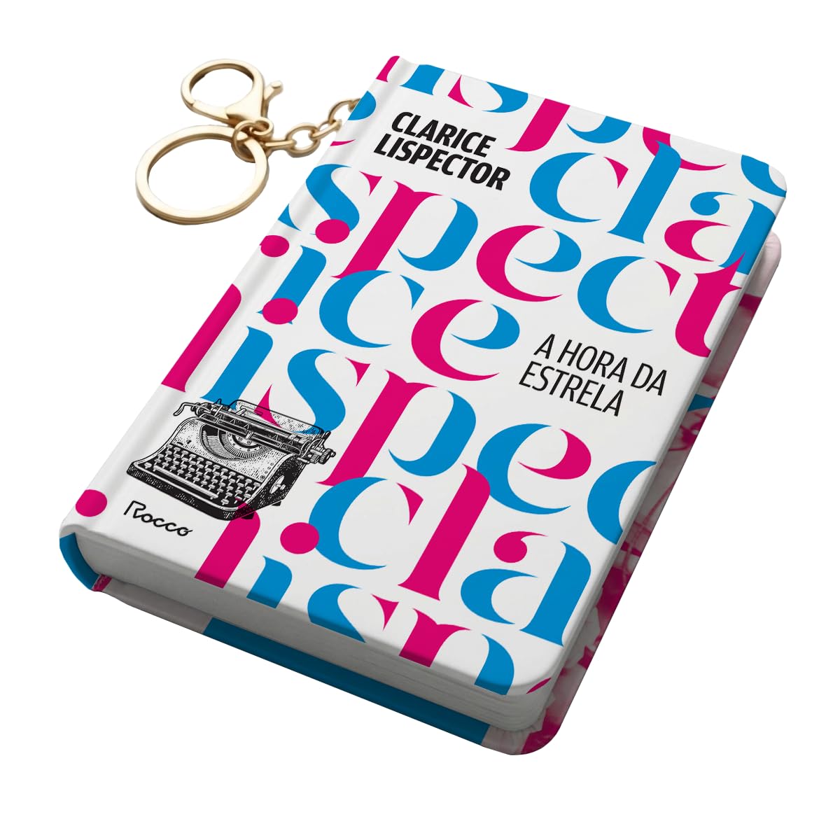 Book Charm - A hora da estrela: mini livro chaveiro