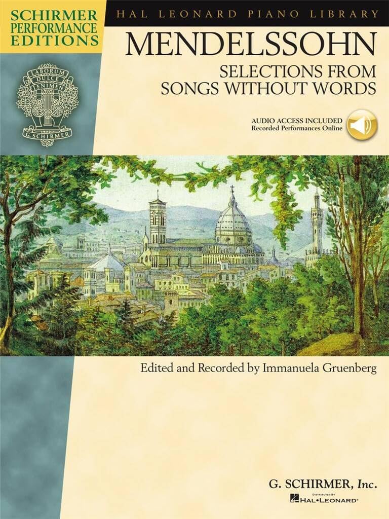 ler totalmente Mendelssohn - Selections from Songs Without Words: Book with Online Audio