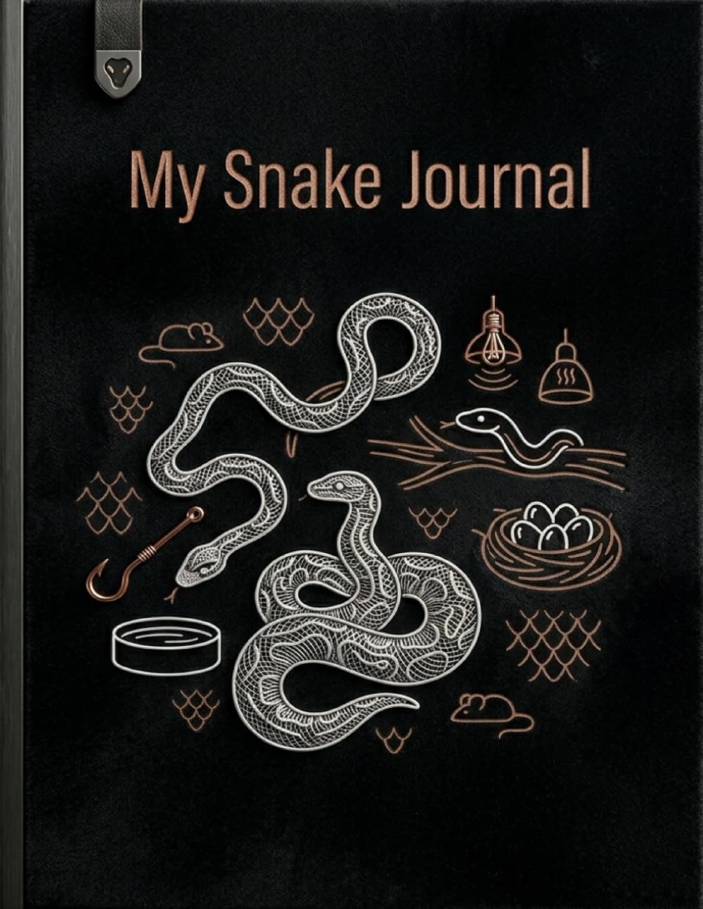 My Snake Journal (8.5x11): Large Reptile Notebook for Snake Care, Feeding Records and Notes baixar livro de graça