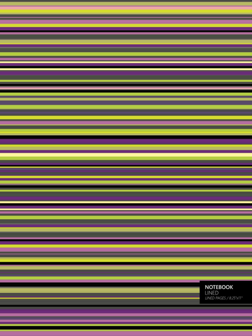 ler totalmente Lined Notebook - Lined Pages - 8.25" x 11": (Rhubarb Edition) Large Hard Cover 192 pages (8.25 x 11 inches / 20.96 x 27.94cm / Near A4)