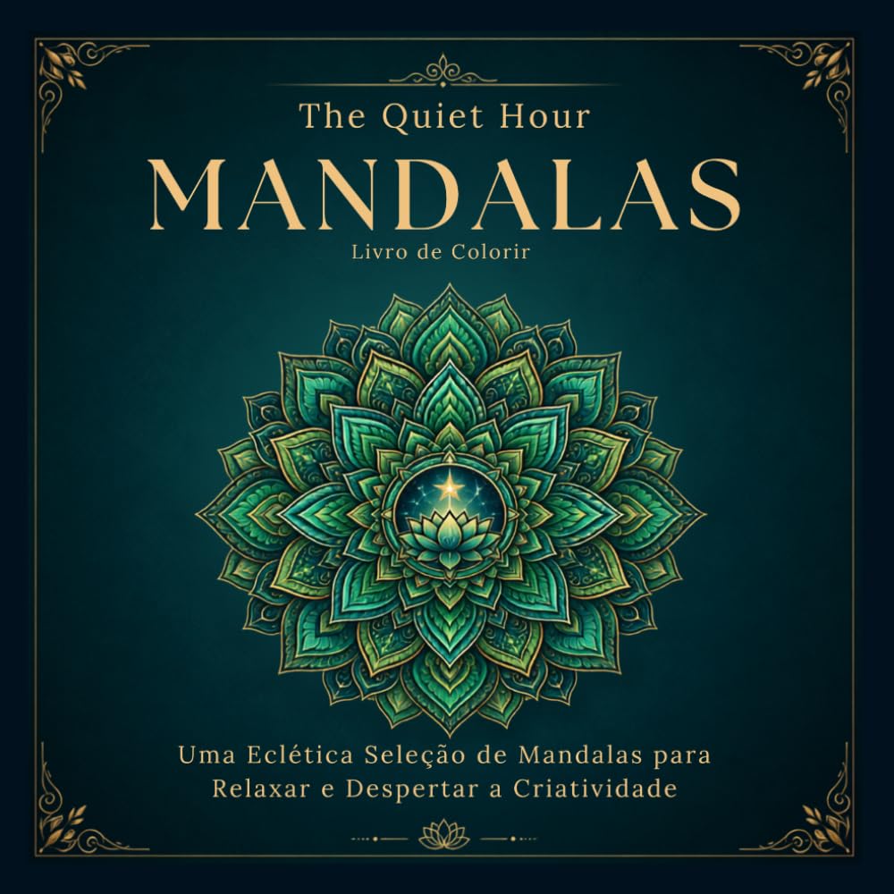 The Quiet Hour Mandalas Livro de Colorir: Um Eclética Seleção de 47 Mandalas para Relaxar e Despertar a Criatividade. (Portuguese Edition) baixar o livro de graça