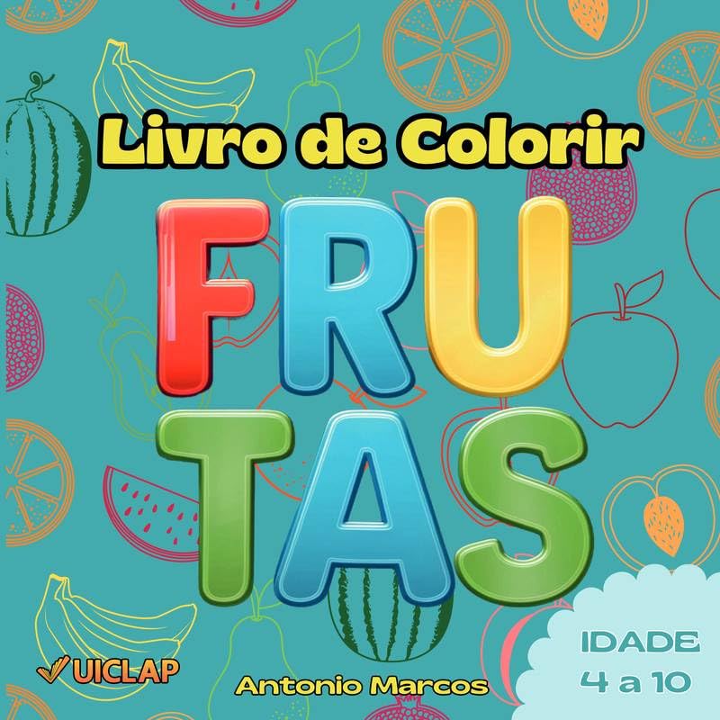 Livro de Colorir Frutas