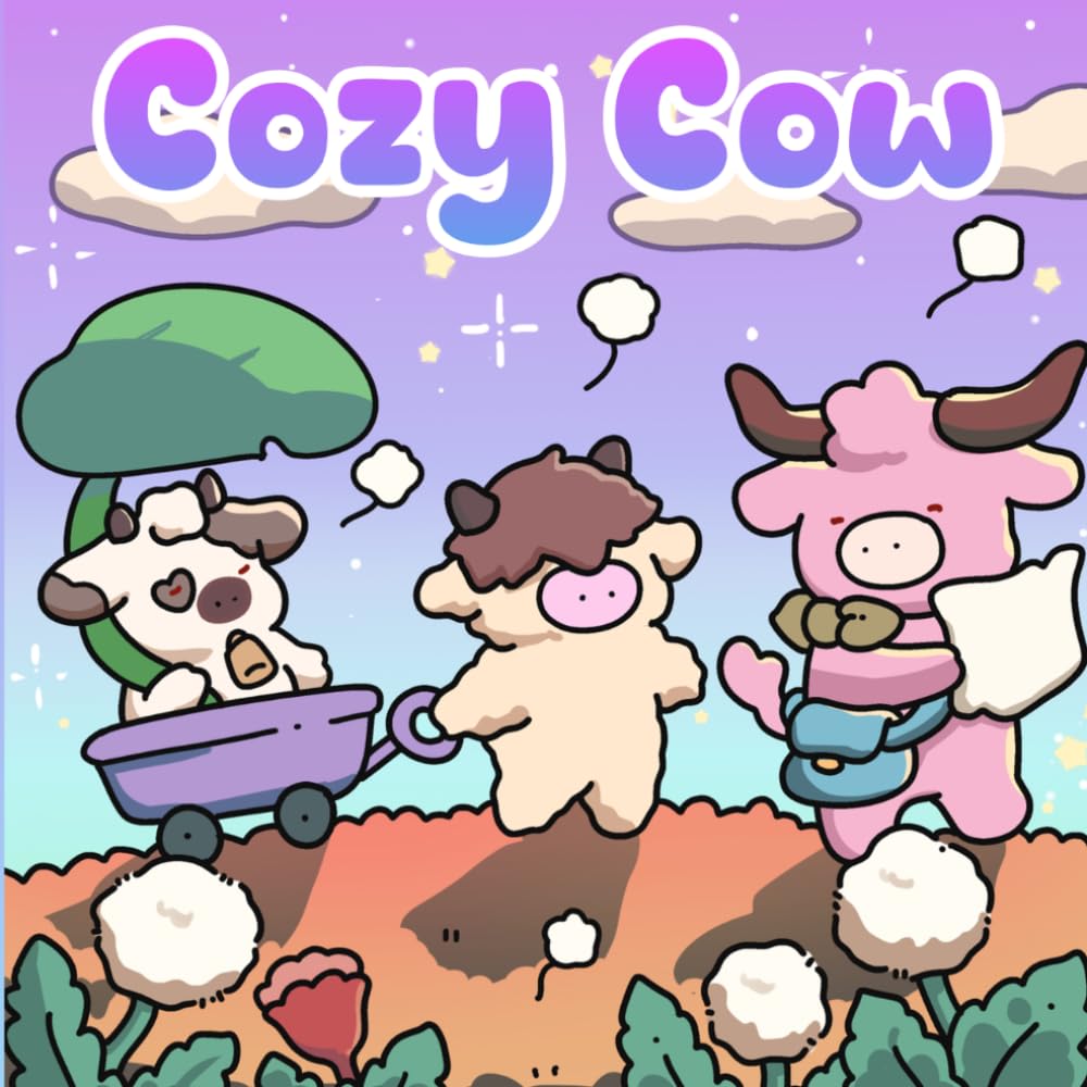 Cozy Cow: A Kawaii Coloring Book Featuring Cute Cows and Fluffy Farm Friends for Adults, Teens, and Kids | Bold and Easy Cozy Scenes for Relaxation baixar o livro de graça