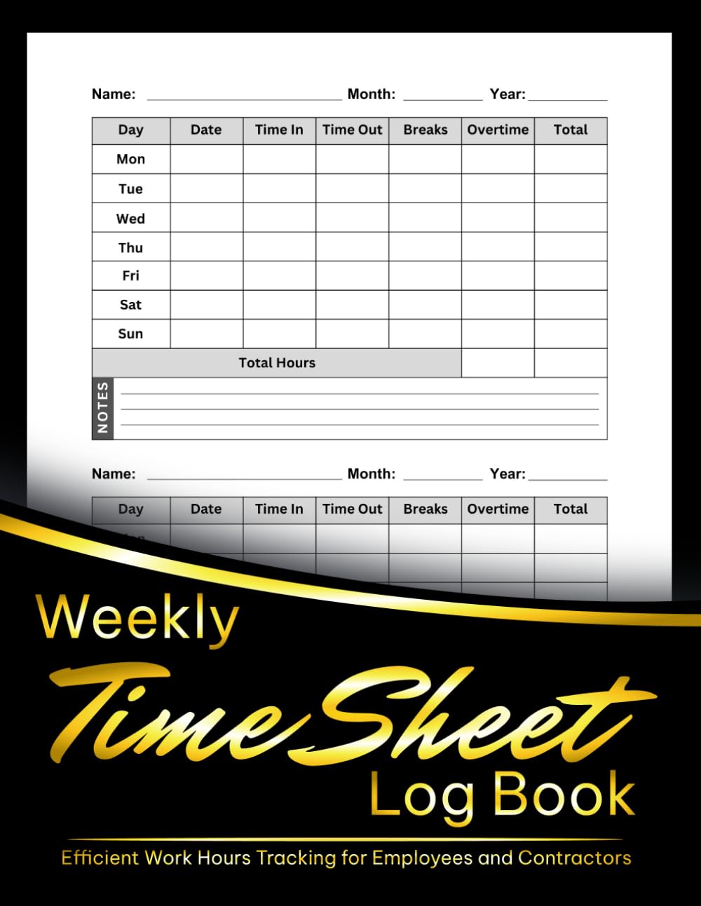Weekly Time Sheet Log Book: Work Hours Tracking Logbook for Employees | Includes Overtime Record | Undated Time Log for Accurate Work Tracking – Ideal... Contractors, and Workers | 8.5" x 11" baixar o livro de graça