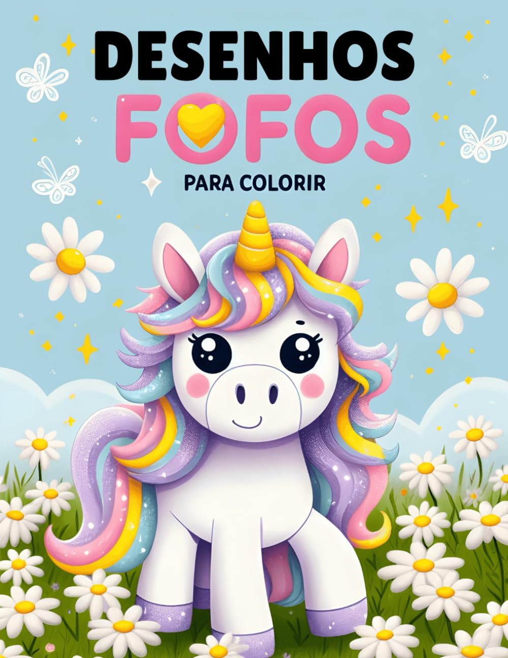 ler totalmente Desenhos Fofos para Colorir: Livro de Atividades Criativas com Ilustrações Adoráveis para Crianças (Portuguese Edition)