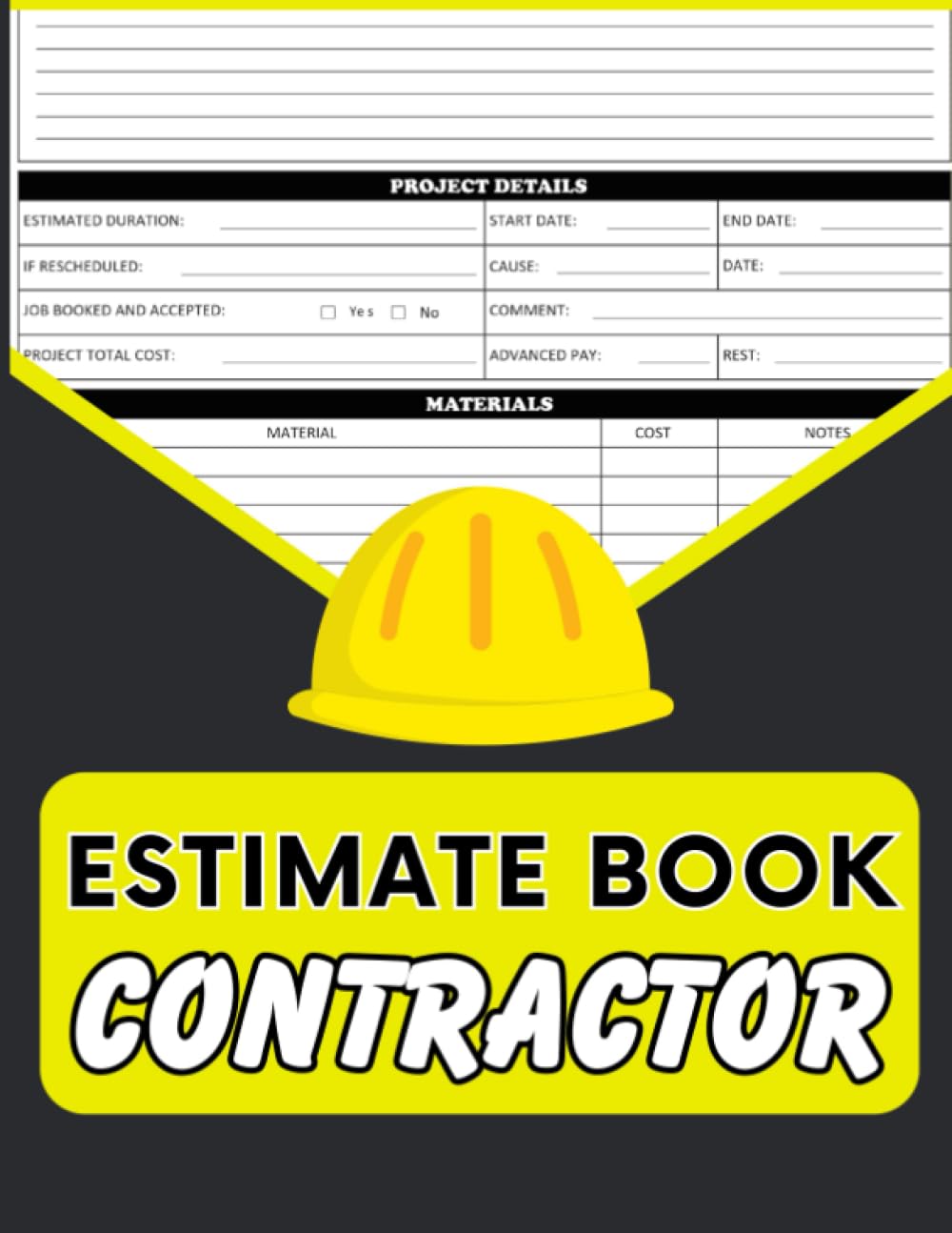 ler totalmente Estimate Book Contractor: Job Estimate Quote Record Book With Client Contact Log & Dot Diagram Sheets For Taking Measurements & Inspection Notes|8.5'-11'-121 Pages