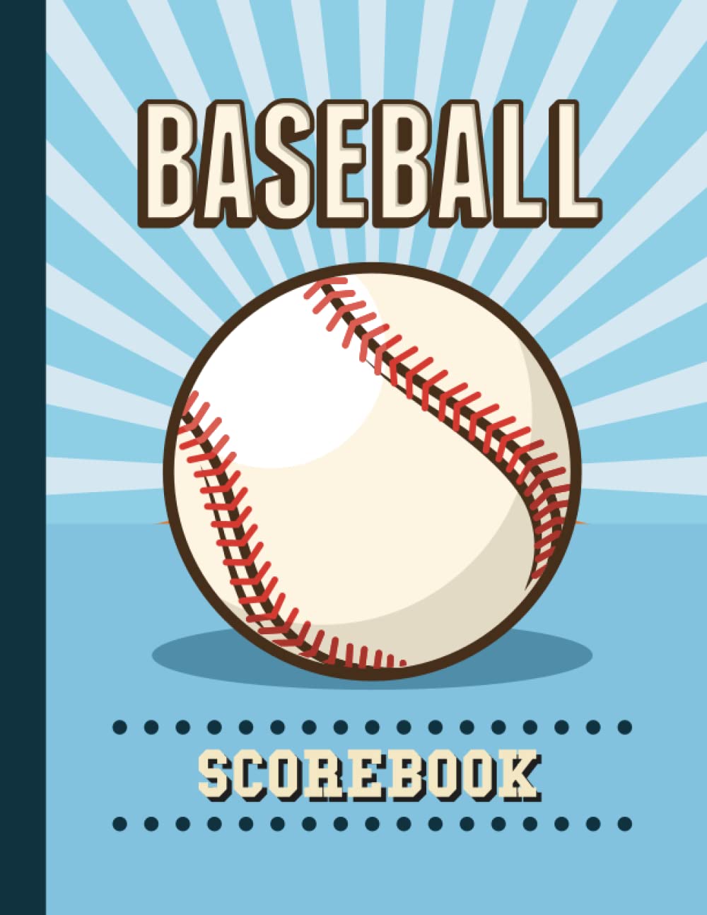 ler totalmente Baseball Scorebook: Baseball/Softball Scorekeeping book - 120 Games Score Sheets - Large Print
