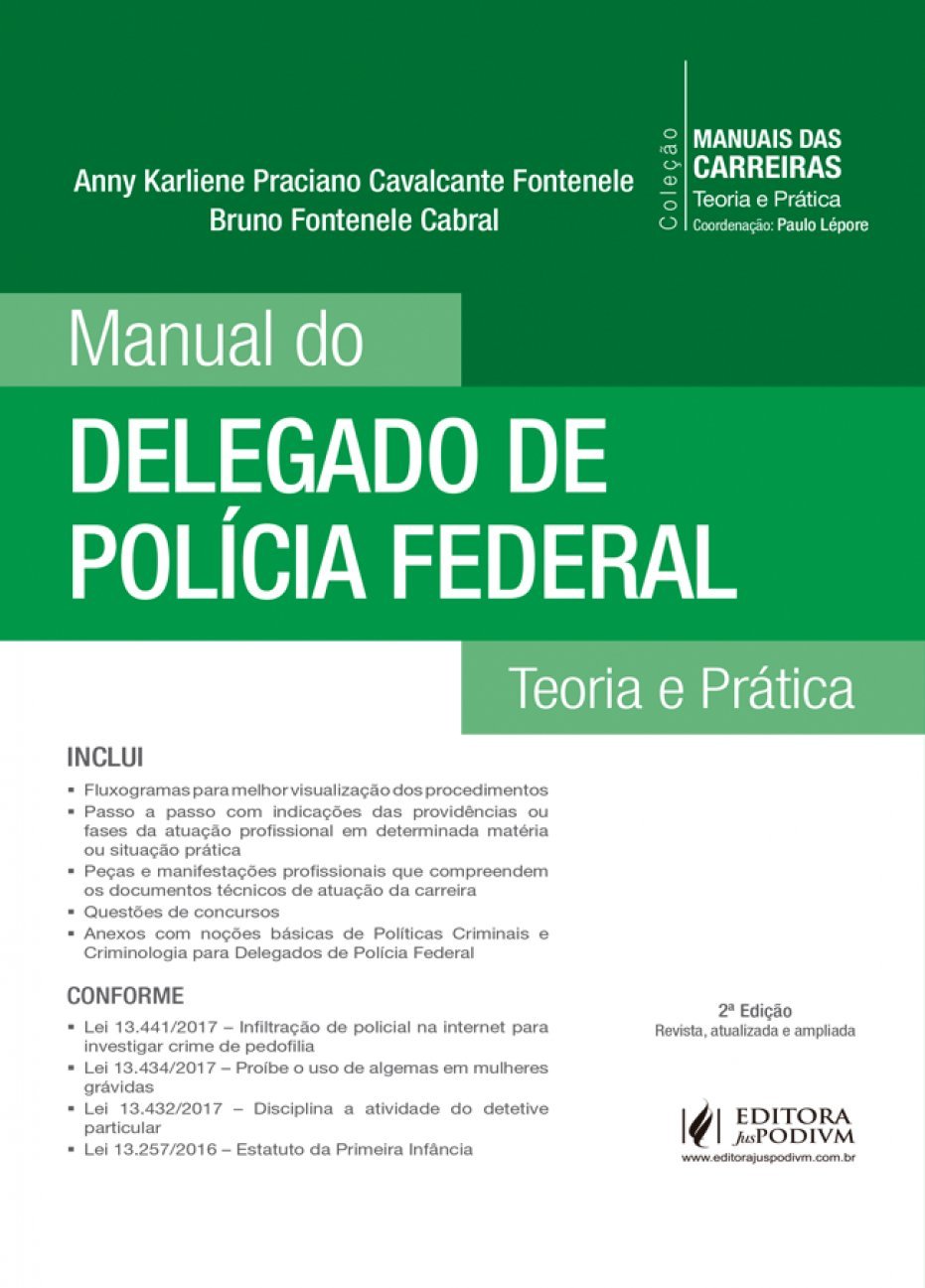 ler totalmente Manual do Delegado de Polícia Federal: Teoria e Prática