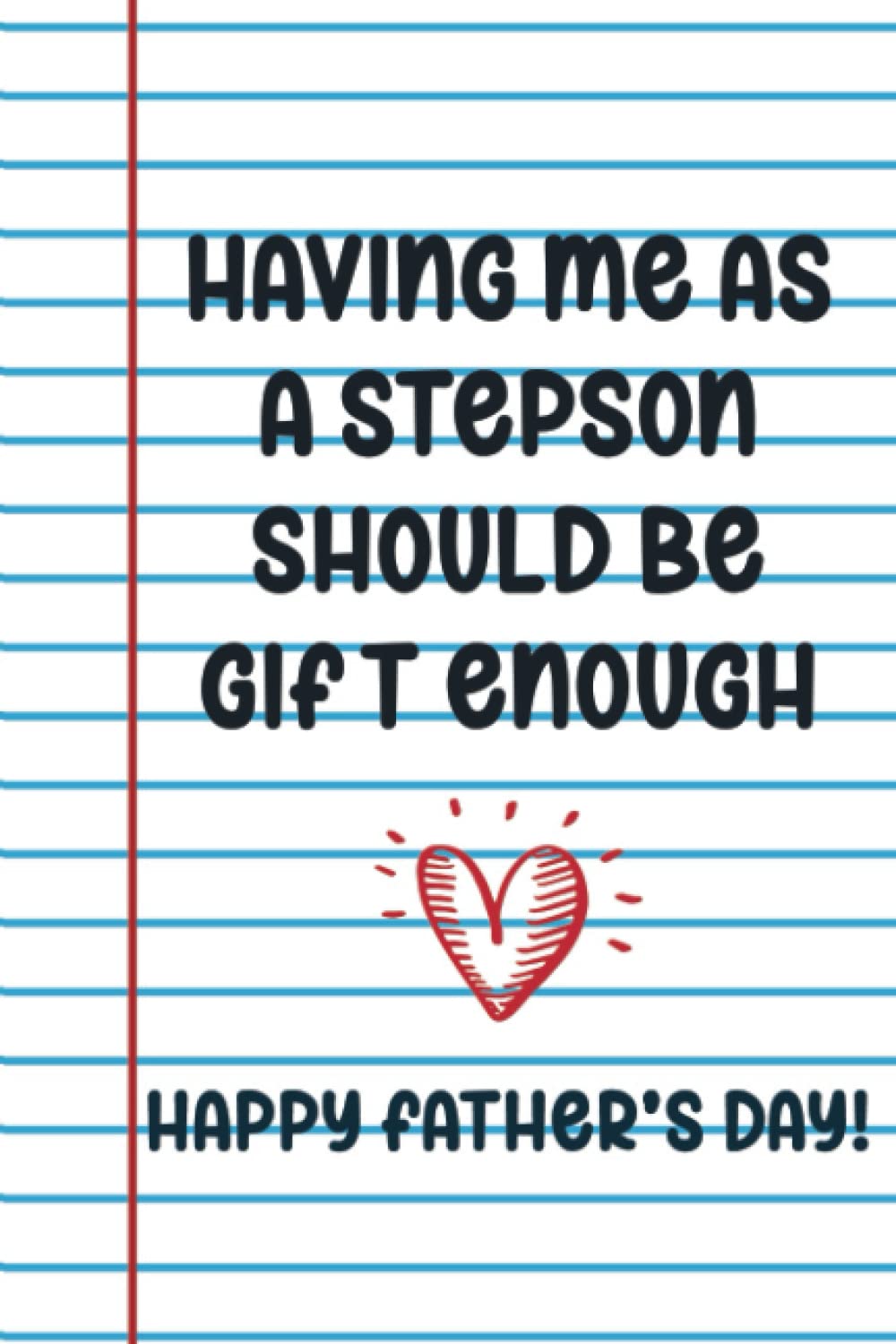 ler totalmente Funny Fathers Day Gifts From Stepson: Funny Personalized Father's Day For Stepdad Father s Day Card Alternative Journal For Bonus Dad From Step Son