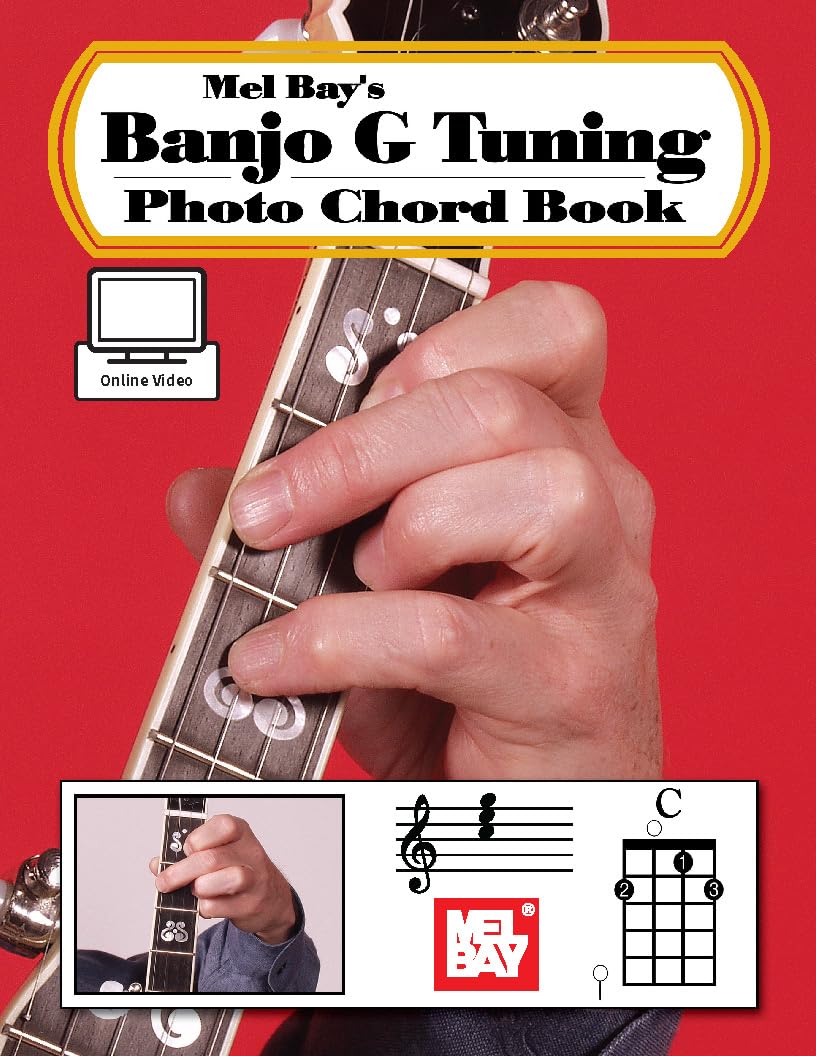 Banjo G Tuning Photo Chord Book (English Edition)