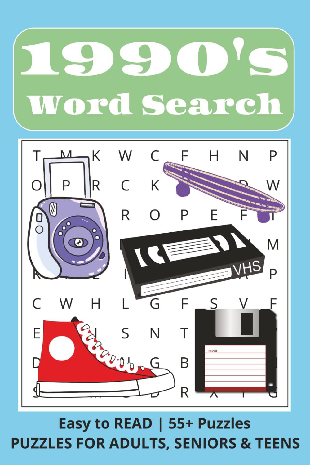 1990s Word Search: A Nostalgic Puzzle Book Packed with 1990s Fun (Decades of Nostalgia) baixar o livro de graça
