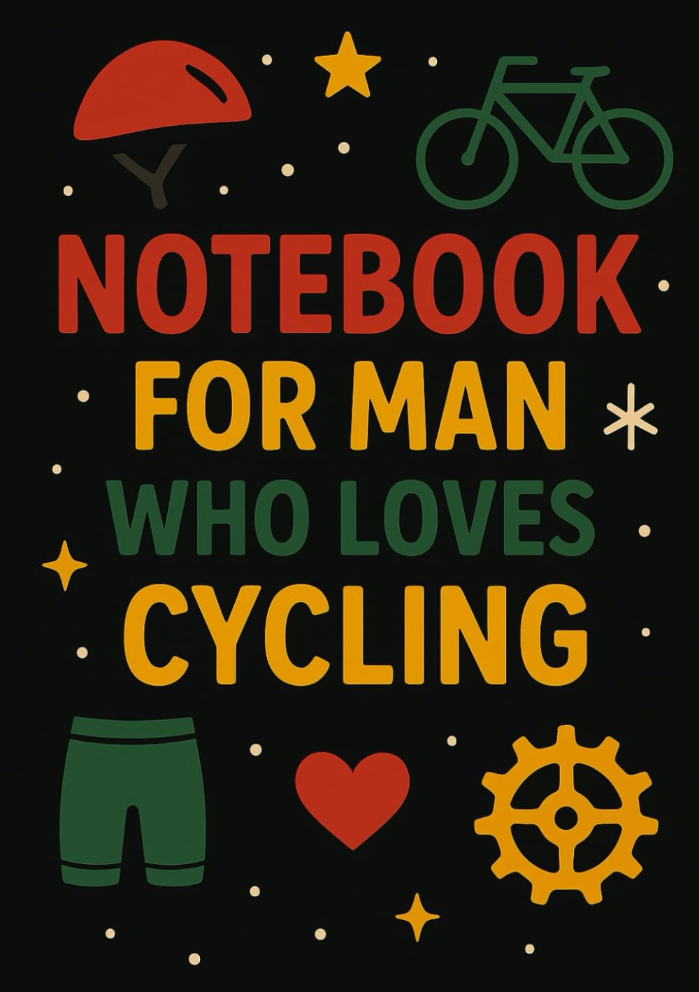 capítulo por capítulo baixar Notebook for Man Who Loves Cycling | A5 Grid Notebook – 120 Pages – Colorful Cycling Design on Black Cover: Perfect Gift for Cyclists for Birthdays, Christmas & Special Occasions