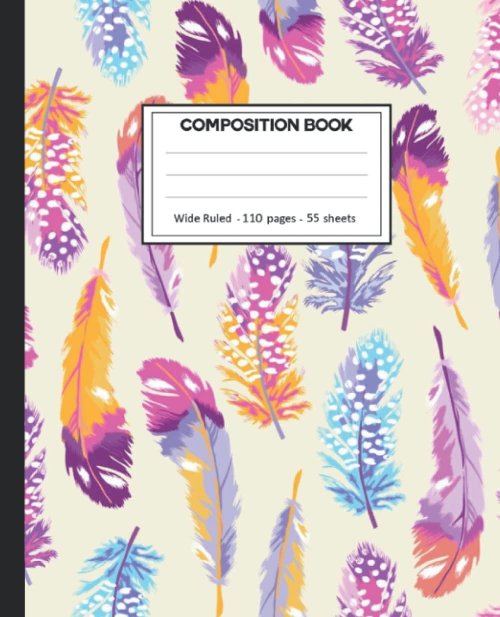 capítulo por capítulo baixar Composition Notebook: Feathers College Ruled: 110+ Lined Pages Writing Journal.