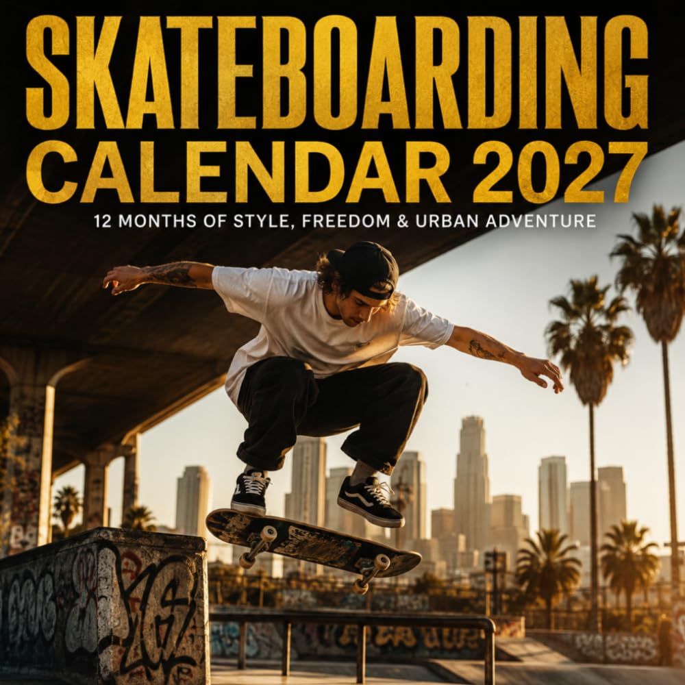 Skateboarding Calendar 2027: 12 Months of Style, Freedom & Urban Adventure baixar o livro de graça