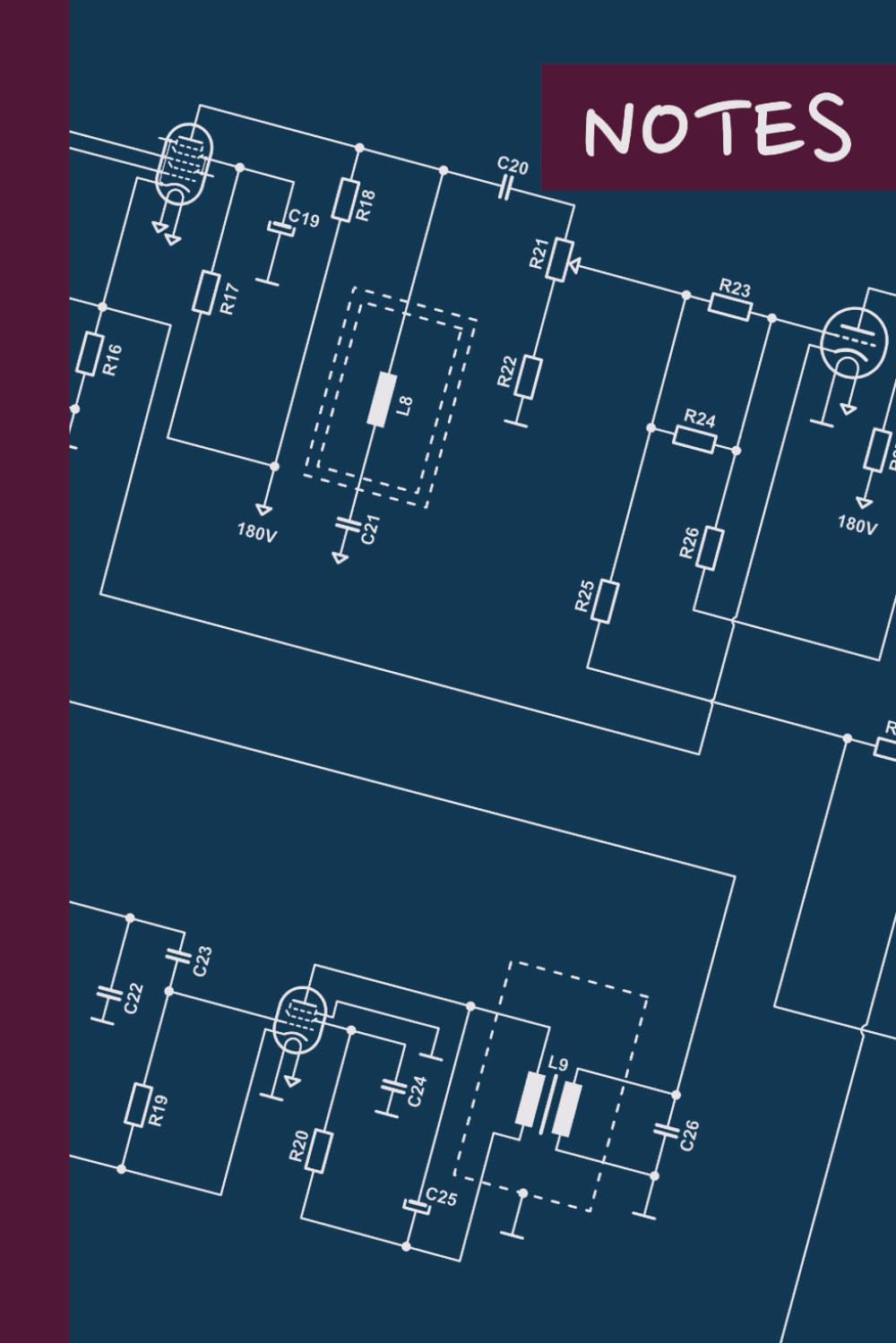 capítulo por capítulo baixar Notebook - Circuit Diagram with Tubes: Circuit Diagram using Vacuum Tubes on the Cover, lined Paper