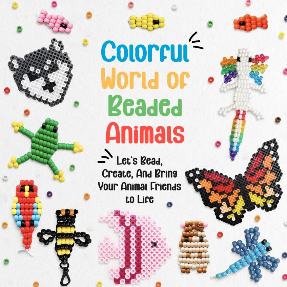 Colorful World of Beaded Animals: Let’s Bead, Create, And Bring Your Animal Friends to Life baixar livro de graça