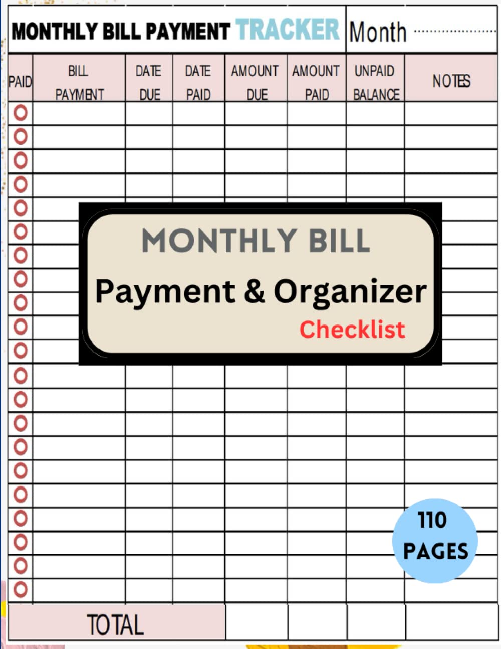 Simple Monthly Bill Payment Organizer Log Book Large print: Bill Planner Notebook | Expense and Bill | Tracker Keeper Log Book for Budgeting Financial... and Budget Management 110 Pages, Size 8,5x1 baixar livro de graça