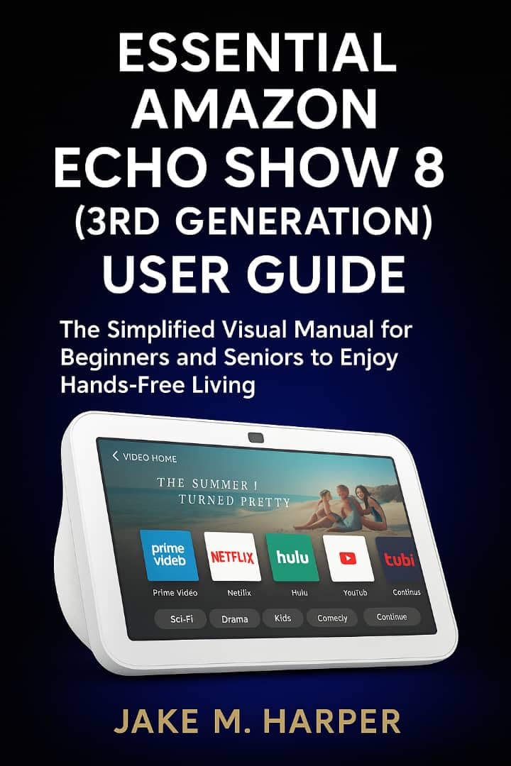 capítulo por capítulo baixar ESSENTIAL AMAZON ECHO SHOW 8 (3RD GENERATION) USER GUIDE: The Simplified Visual Manual For Beginners and Seniors to Enjoy Hand -Free Living (Essential... for Beginners and Seniors) (English Edition)