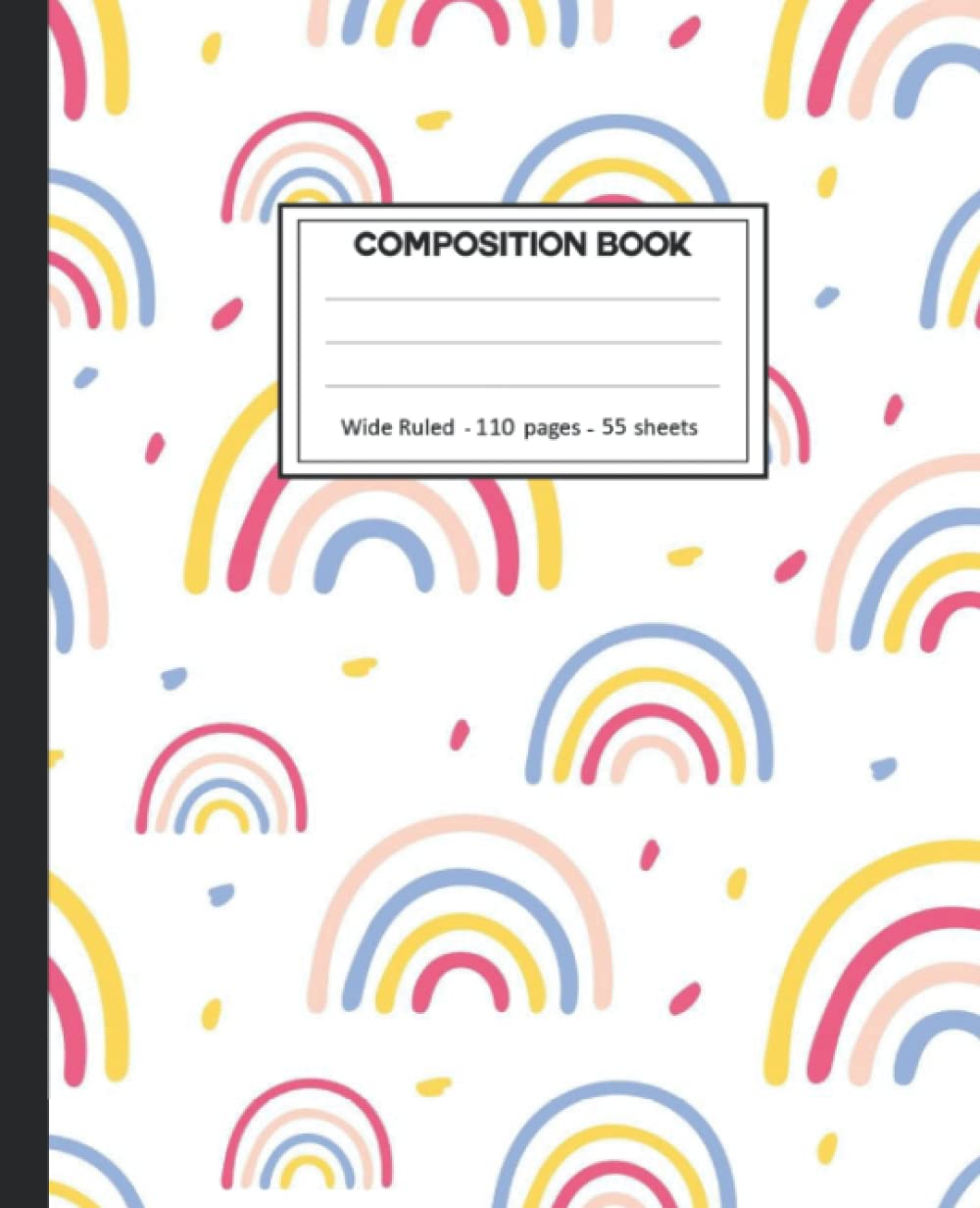 capítulo por capítulo baixar Composition Notebook: College Ruled: 110+ Lined Pages Writing Journal: Rainbow on White.