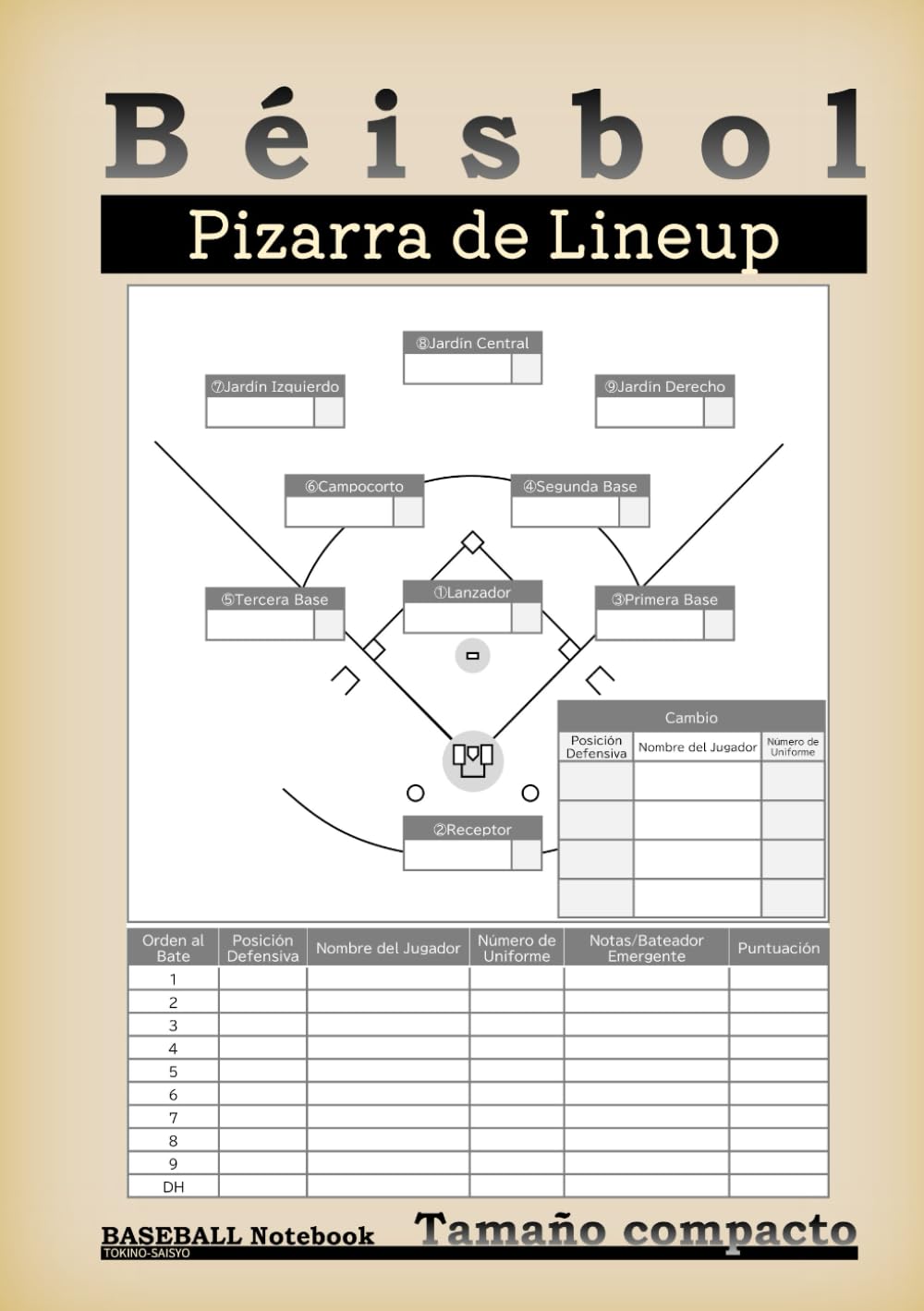 Béisbol Pizarra de Lineup Tamaño compacto -BASEBALL Notebook- baixar livro de graça