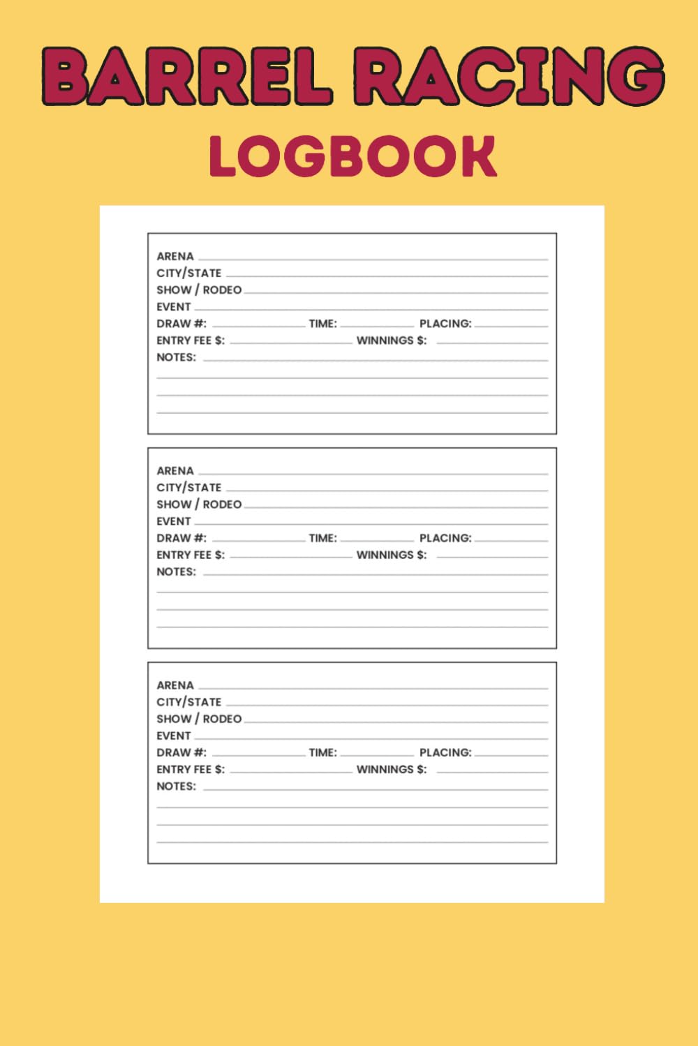 Barrel Racing Logbook: Track Training, Progress and Personal Bests – Rodeo Cowgirls Logbook baixar o livro de graça