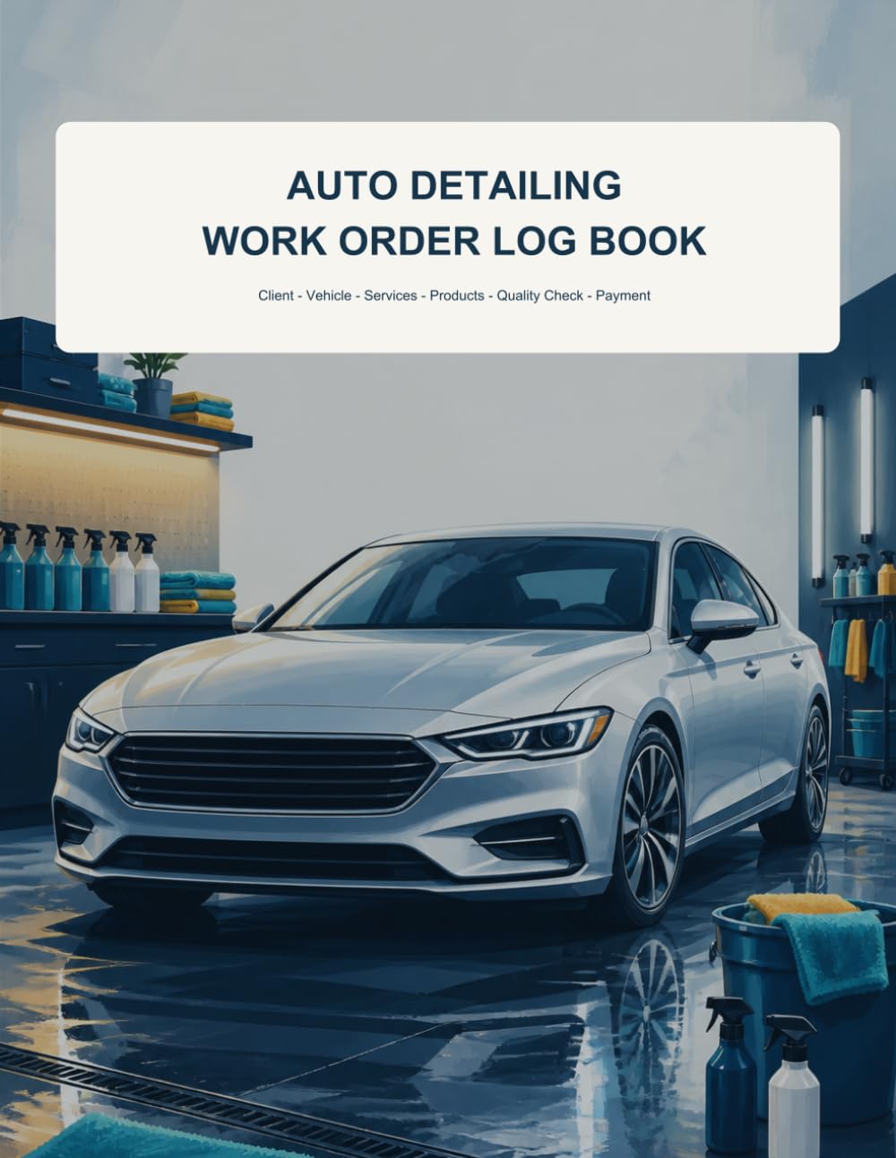 Auto Detailing Work Order Log Book: 55 Professional Job Sheets for Client and Vehicle Intake, Services, Products, Quality Control, Payment and Follow-Up baixar o livro de graça