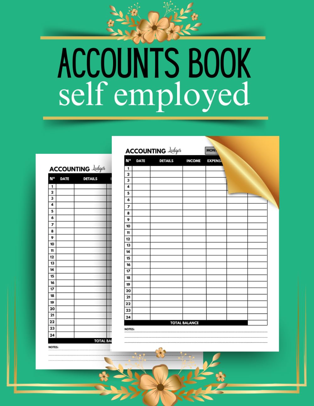 Accounts Book Self Employed: A4 Large Simple bookkeeping record book - income and expense Log Book for Small Business Owners baixar livro de graça