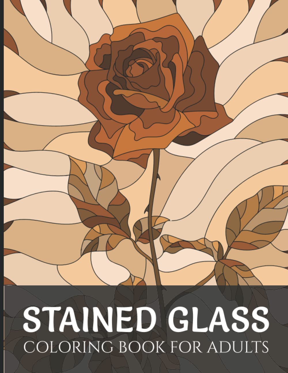 capítulo por capítulo baixar Stained Glass Coloring Book for Adults: 40 Assorted Stained Glass Illustrations Featuring Flowers Animals Birds Nature Butterflies Landscapes for Stress Relief Relaxation and Creativity