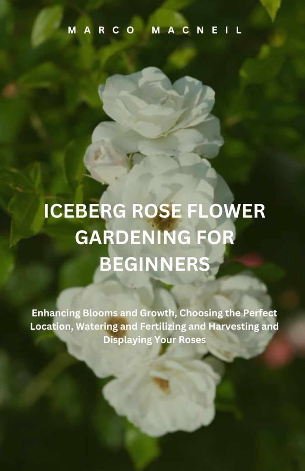 ICEBERG ROSE FLOWER GARDENING FOR BEGINNERS: Enhancing Blooms and Growth, Choosing the Perfect Location, Watering and Fertilizing and Harvesting and Displaying Your Roses baixar livro de graça