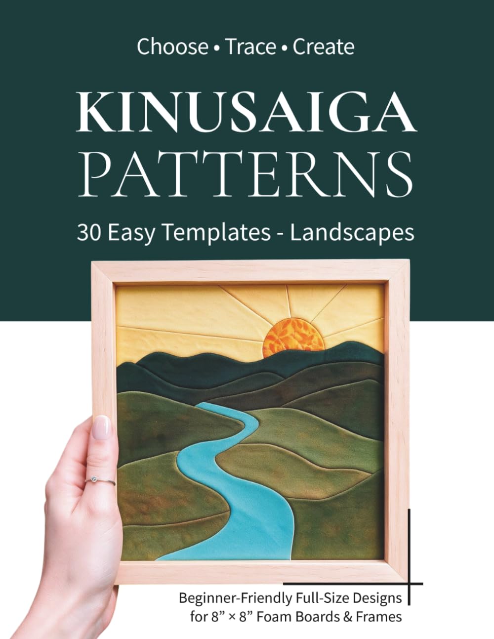 capítulo por capítulo baixar KINUSAIGA Patterns: 30 Easy Templates - Landscapes: Beginner-Friendly Full-Size Designs for 8” × 8” Foam Boards & Frames Inspired by Japanese... Perfect for Wall Décor & Handmade Gifts
