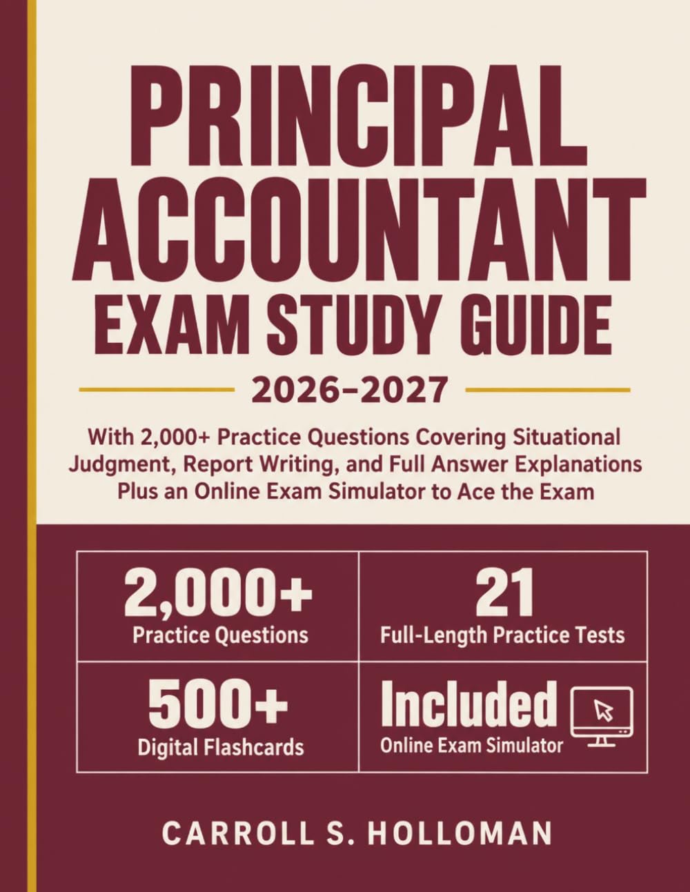 capítulo por capítulo baixar Principal Accountant Exam Study Guide: With 2,000+ Practice Questions Covering Situational Judgment, Report Writing, and Full Answer Explanations Plus an Online Exam Simulator to Ace the Exam