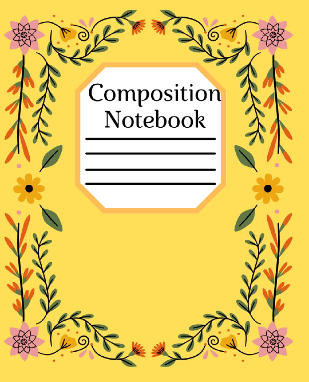 Composition Notebook: College Ruled Sunflowers Pattern Notebook 110 Pages, Perfect for men, women. Sunflowers Pattern Notebook - 7.5" X 9.25 - Wide Ruled - Soft Cover - Matte Finish baixar livro de graça