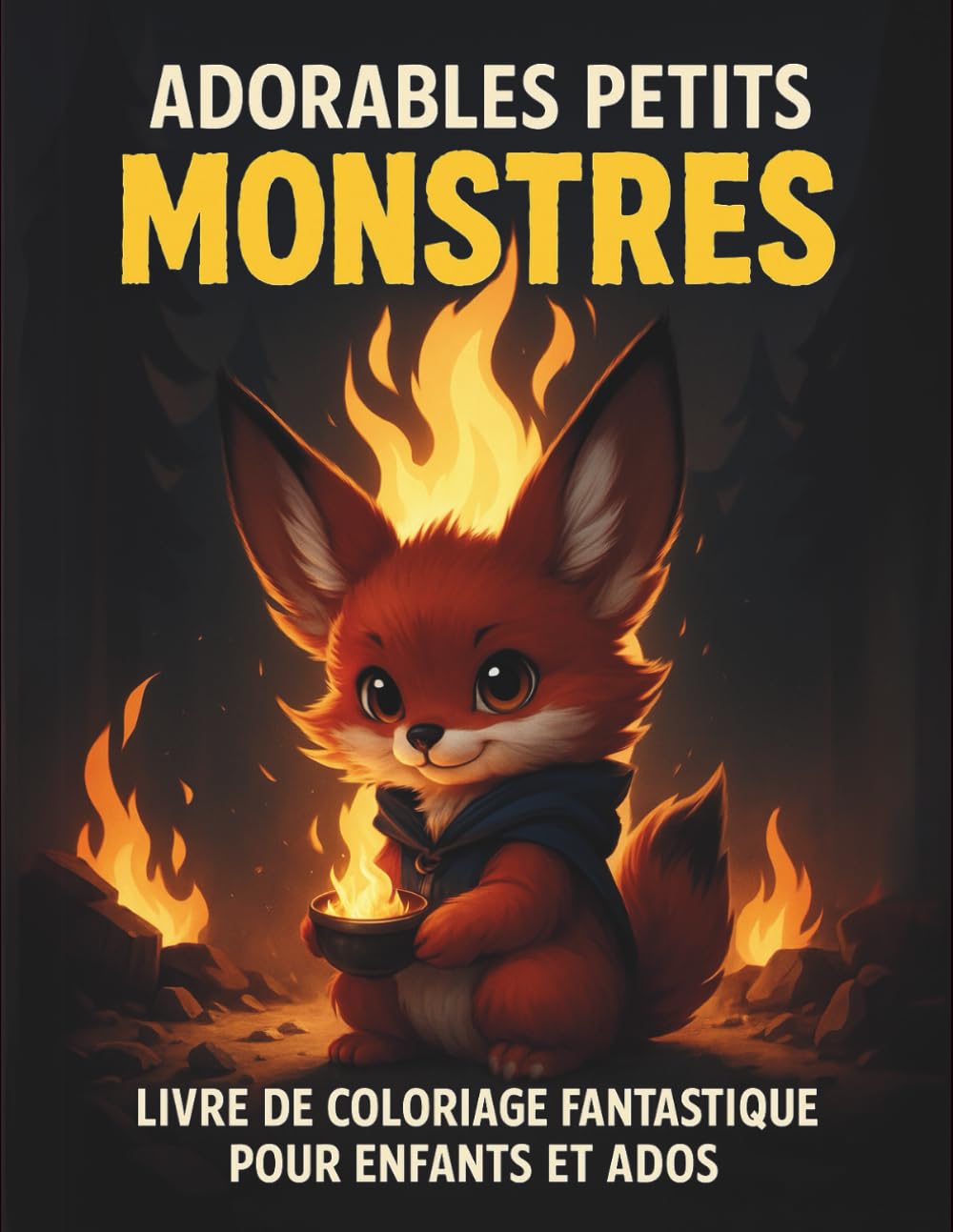 ADORABLES PETITS MONSTRES: Livre de coloriage pour enfants et adultes | Plus de 50 créatures fantastiques mignonnes et effrayantes | cahier de détente... idée cadeau pour tous (French Edition) baixar o livro de graça