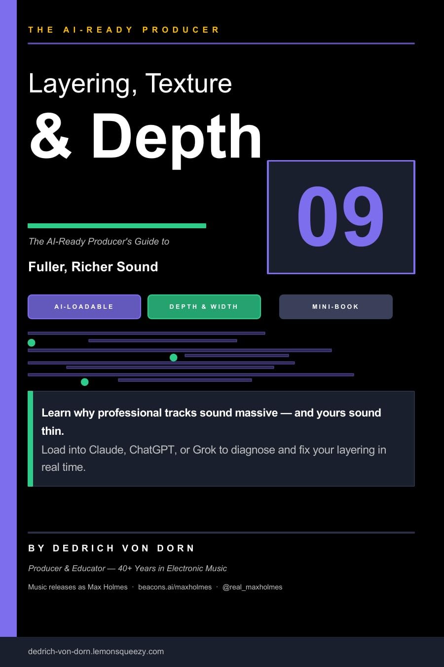 Layering and Texture in Music Production: The AI-Ready Producer's Guide to Fuller, Richer Sound (How to Make EDM: The AI-Ready Producer's Guide Book 9) (English Edition)