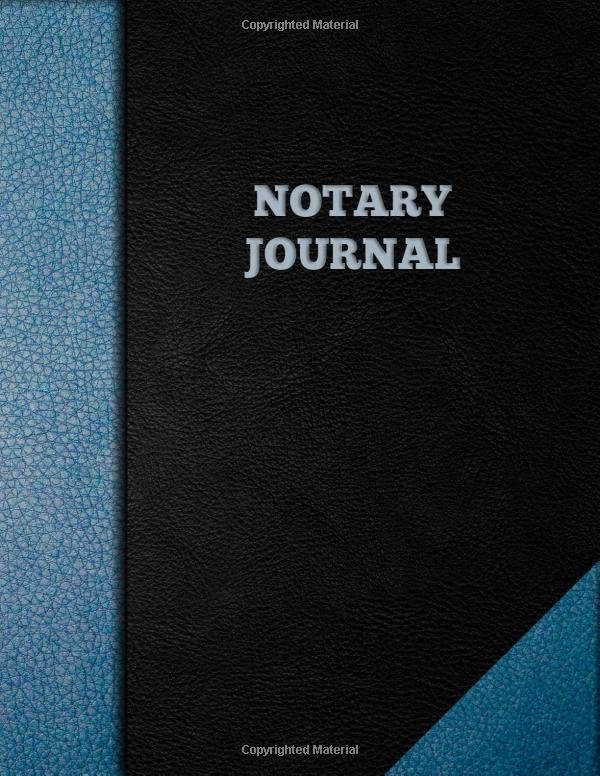 Notary Journal: Notary Public Record Book