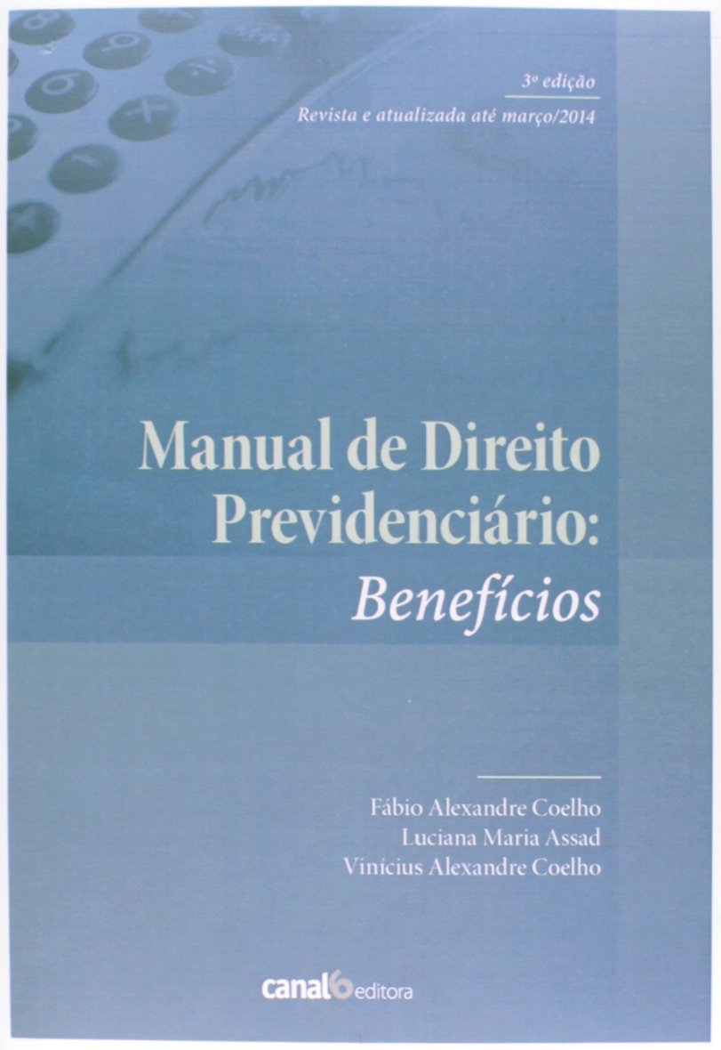 capítulo por capítulo baixar Manual de Direito Previdenciário - Benefícios