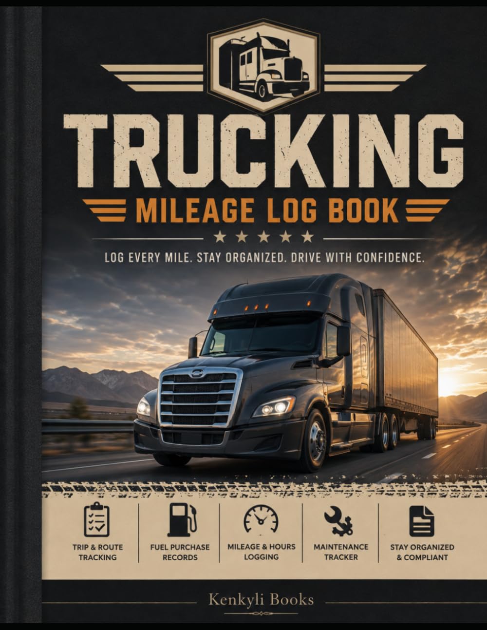 Truck Driver Log Book: Trip Record and Fuel Purchase Tracker for Truckers and Owner Operators: Track Odometer, Miles, MPG, Gallons, Origin and Destination Cities baixar livro de graça