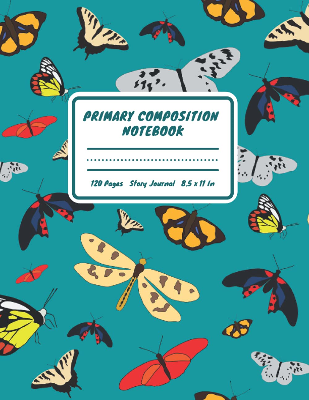 capítulo por capítulo baixar Primary Composition Notebook: Primary Journal Grades K-2 with Picture Space and Dotted Midline - Learn to Draw and Write Primary Story Journal - Large... pages | Butterflies Theme) (French Edition)