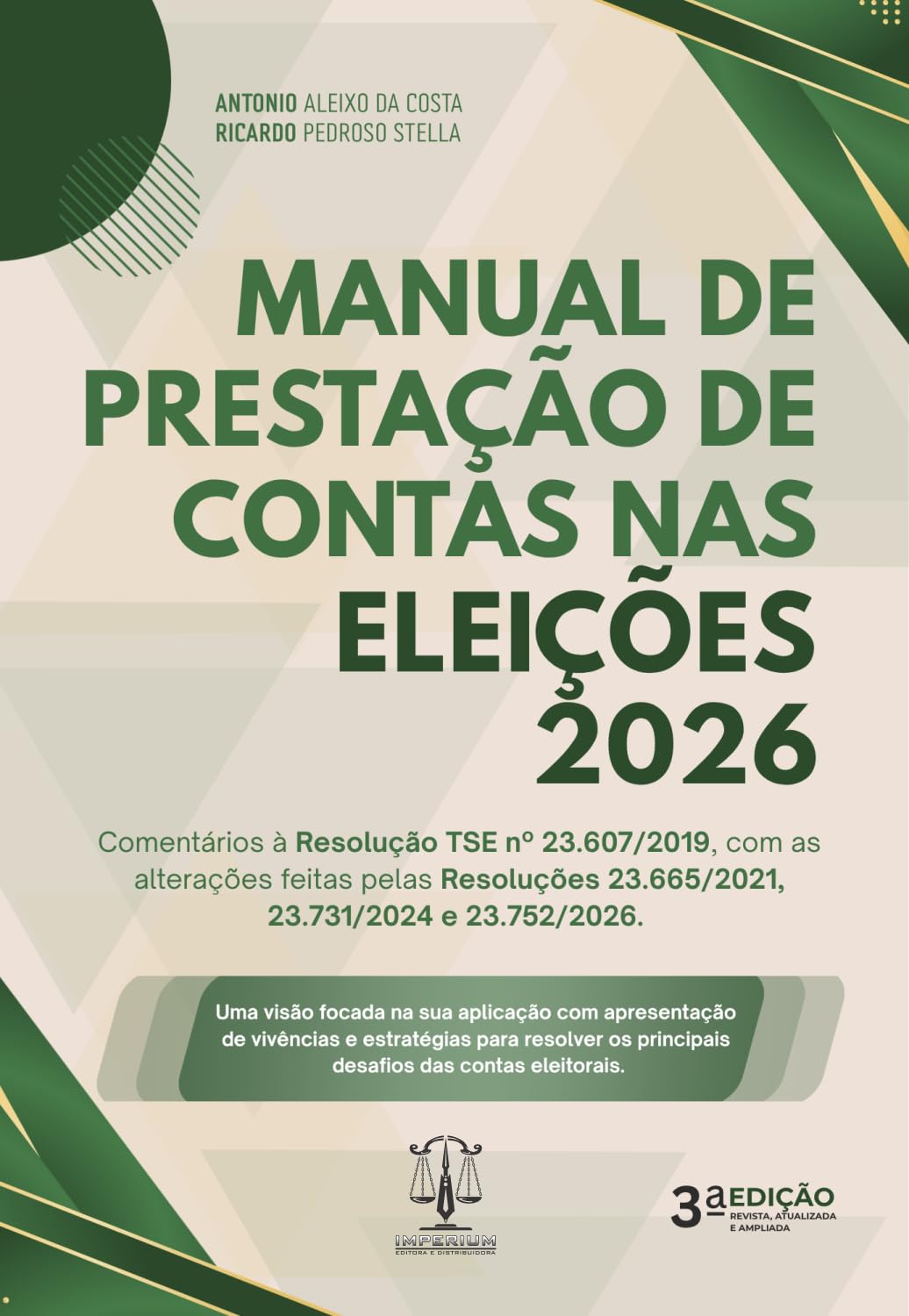Manual de Pretação de Contas nas Eleições 2026 3Ed.2026