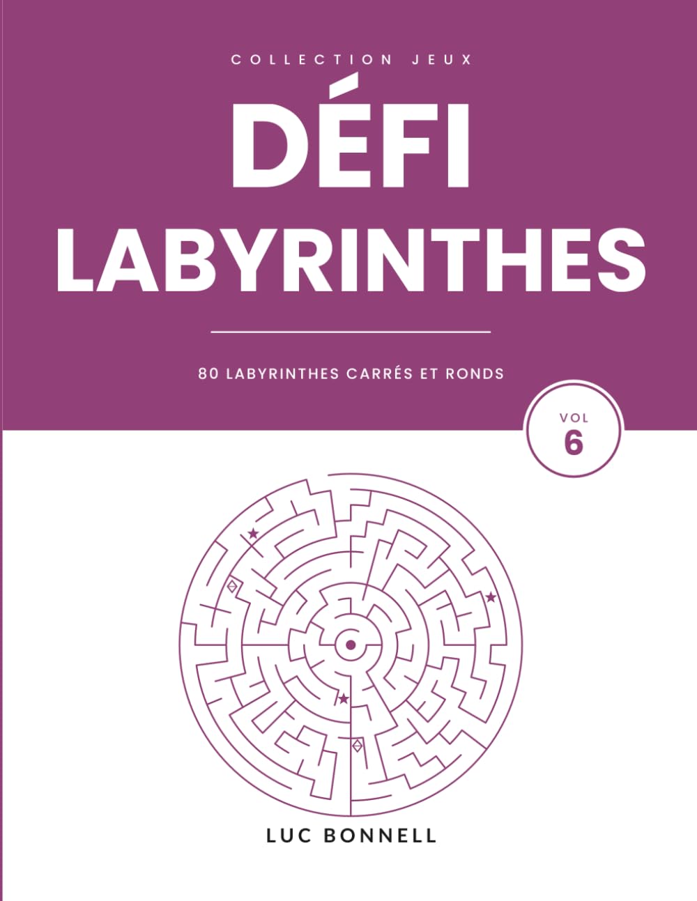 Défi Labyrinthes: 80 labyrinthes pour adultes - carrés et ronds, dix paliers de difficulté, étoiles à collectionner et tableau de progression (French Edition) baixar livro de graça