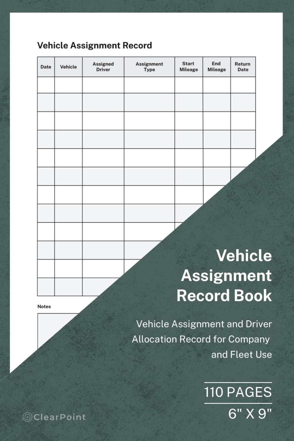 Vehicle Assignment Record Book: Driver and Vehicle Allocation Log | 110 Pages | 6 × 9 Format: Vehicle Assignment Tracking for Business and Fleet Use baixar o livro de graça