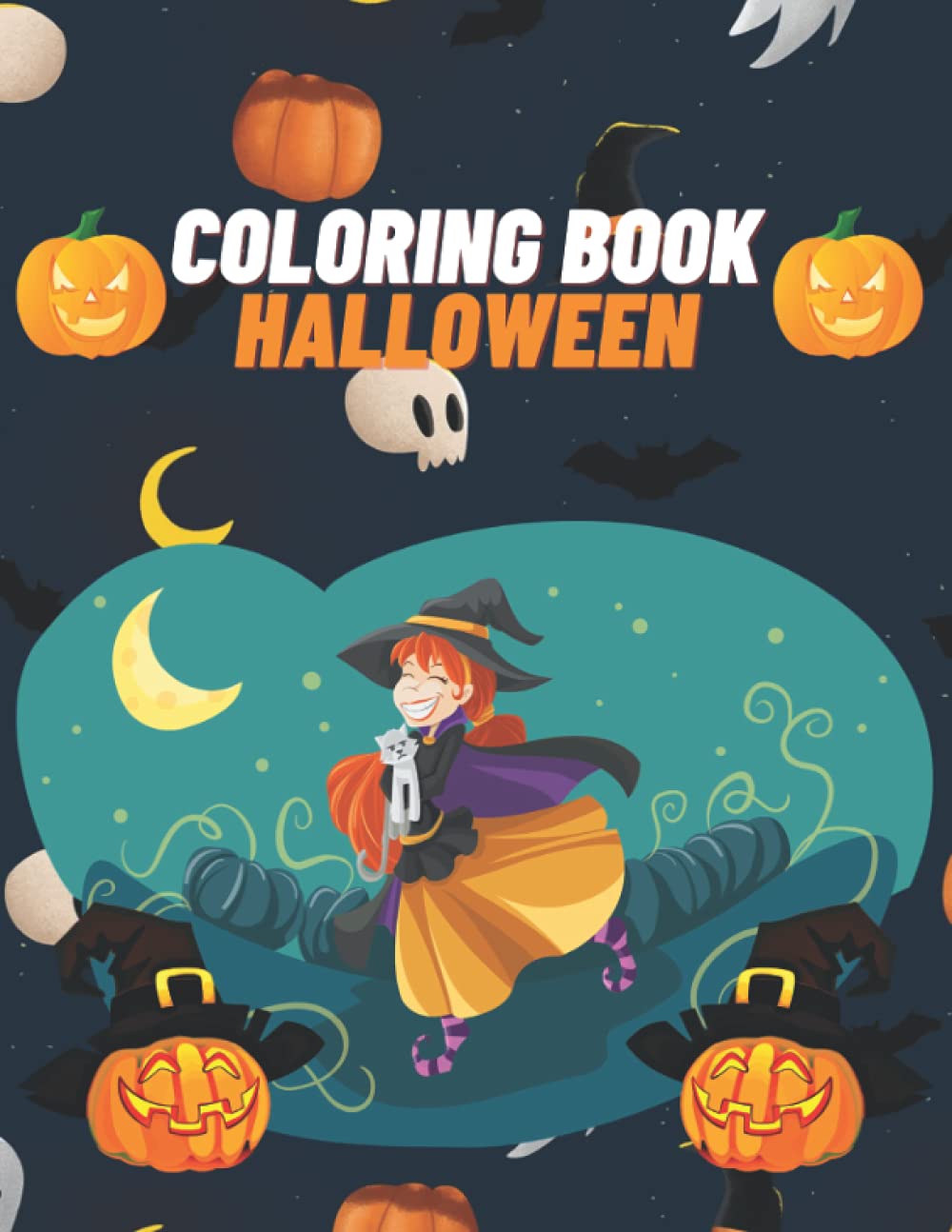 capítulo por capítulo baixar 50 halloween coloring pages: halloween coloring book for adults with 50+ scary and fun halloween coloring pages for stress relief and relaxation (halloween coloring books)