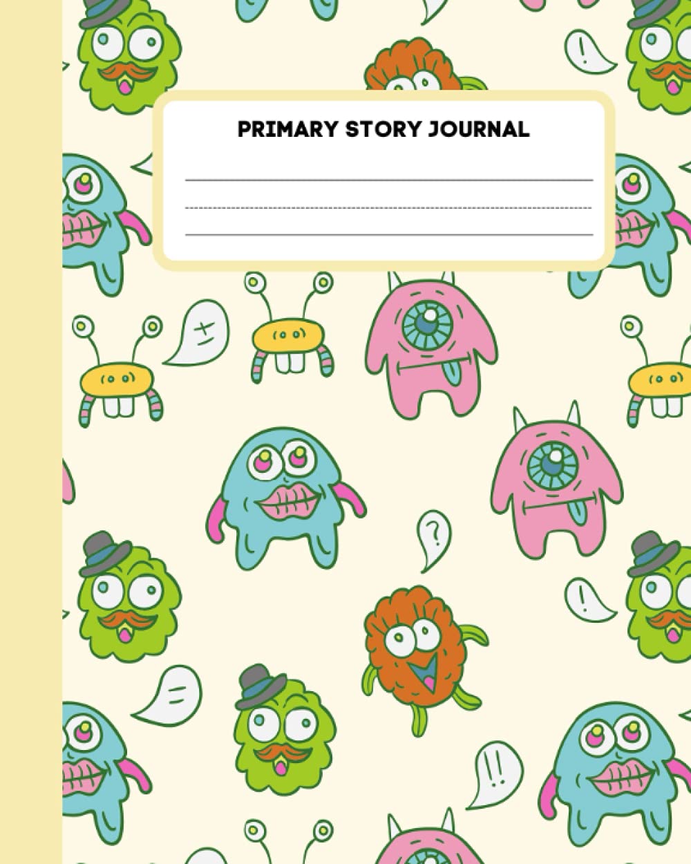capítulo por capítulo baixar Primary Story Journal: Dotted Midline and Picture Space, Monsters Primary Composition Book
