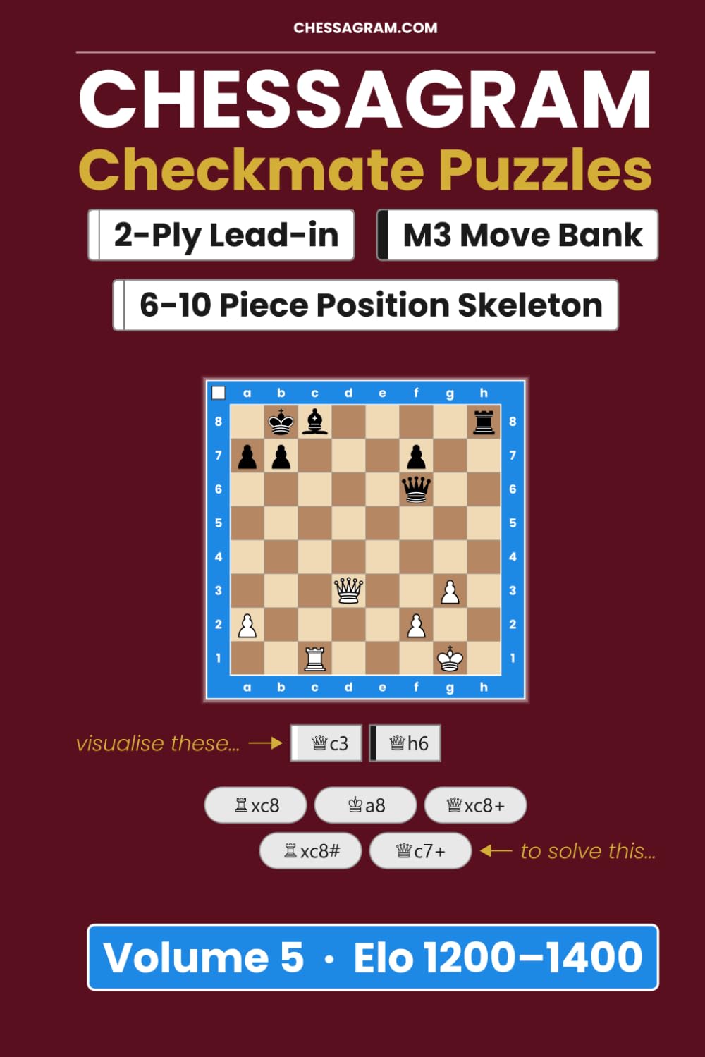ler totalmente Chessagram Lead-in Method: M3 Move Bank - Volume 5 (Lead-in Method - Mate in 3 Move Bank)