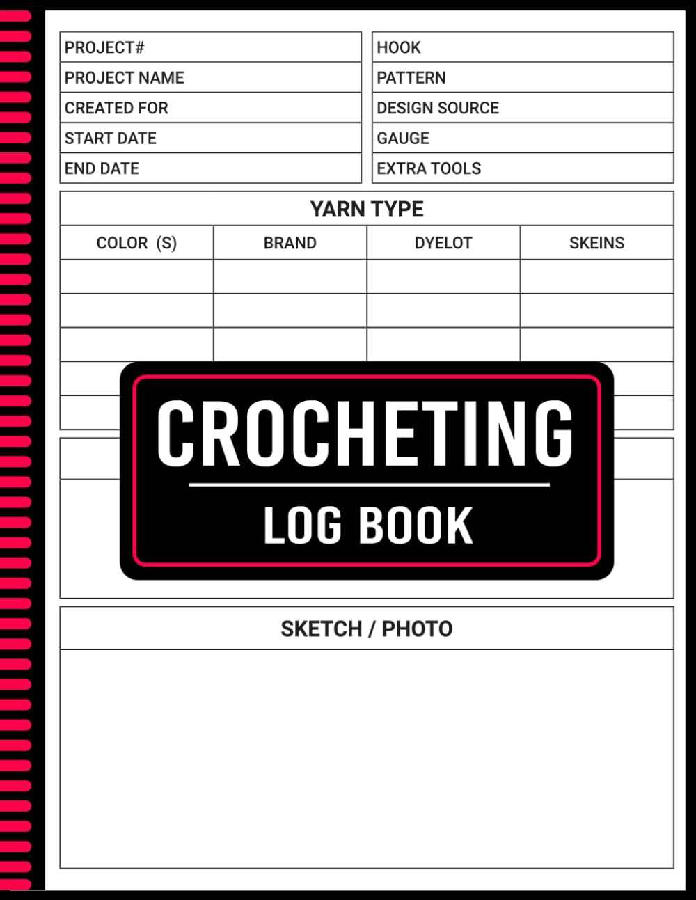 Crocheting Log Book: Stay Organized and Inspired | A Comprehensive Log for All Your Crochet Projects and Patterns baixar livro de graça