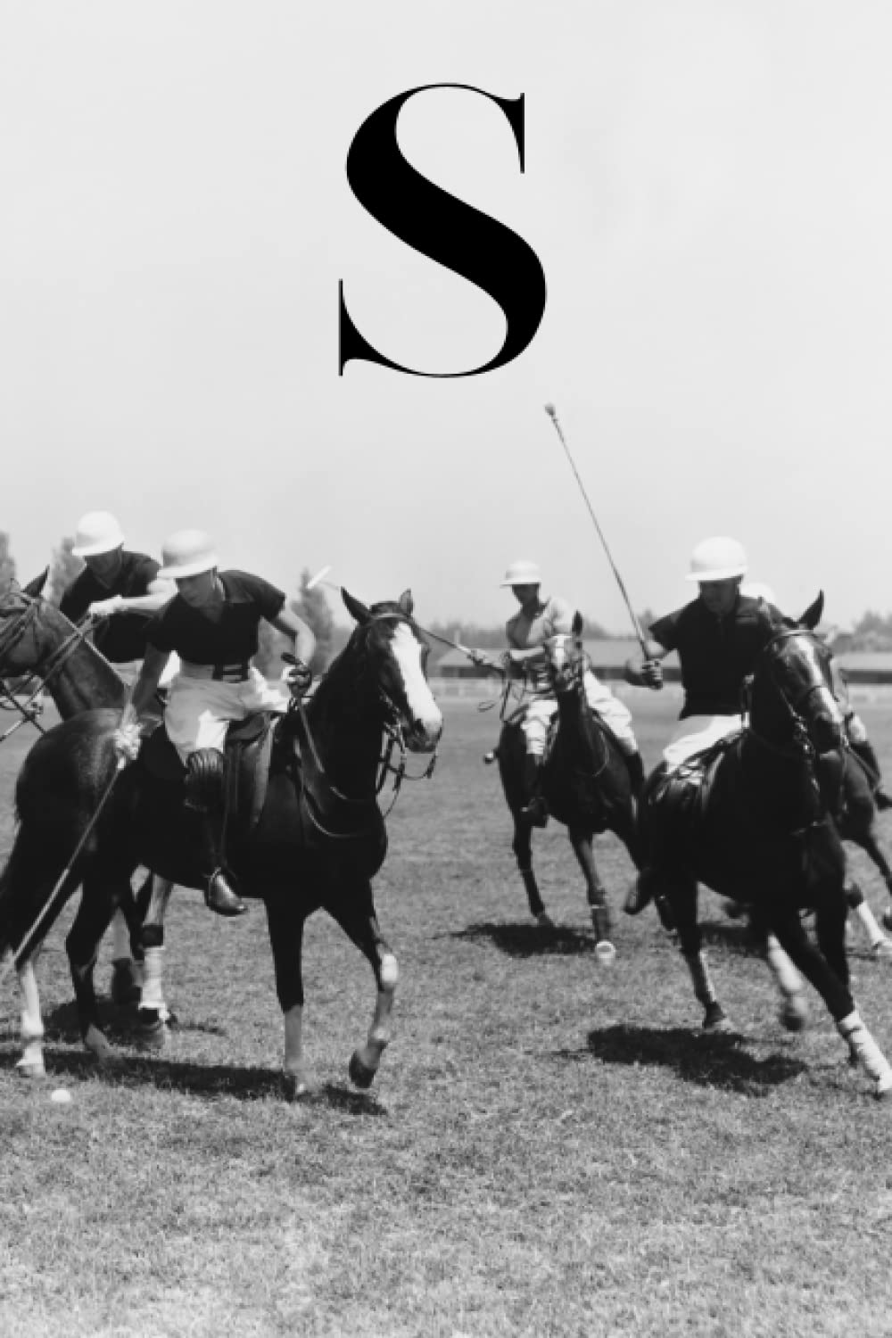S: Horse Polo Match Equestrian Sports Themed Lined Notebook with Letter "S" Initial Monogram Journal/Diary for Writing Notes | Perfect Personalized Gift for Men, Women, Teens, Boys, Girls baixar livro de graça