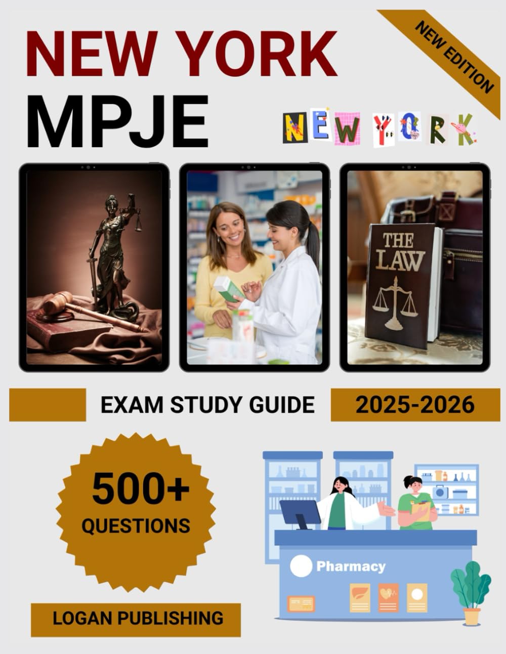 ler totalmente New York MPJE Exam Study Guide 2025-2026: Complete Review with Practice Questions, Law Updates & Pharmacy Jurisprudence Test Prep for NY Licensure Success